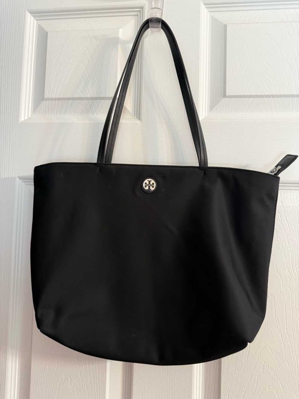 Tory Burch Black Nylon Tote